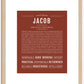 Jacob | Name Art Print