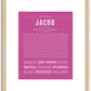 Jacob | Name Art Print