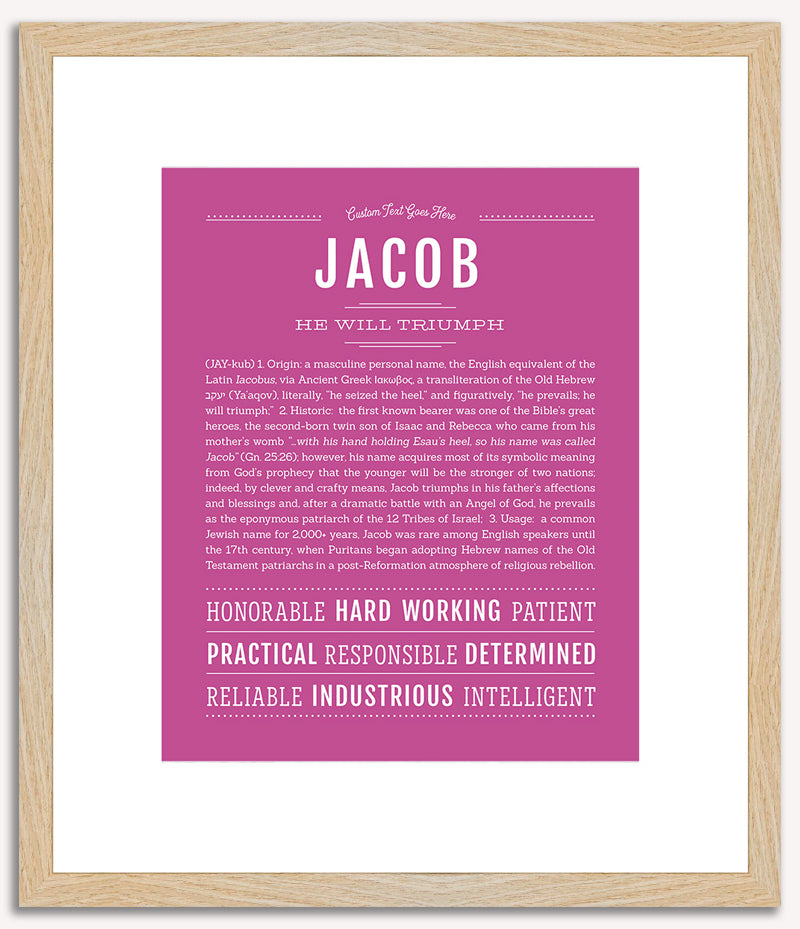 Jacob | Name Art Print