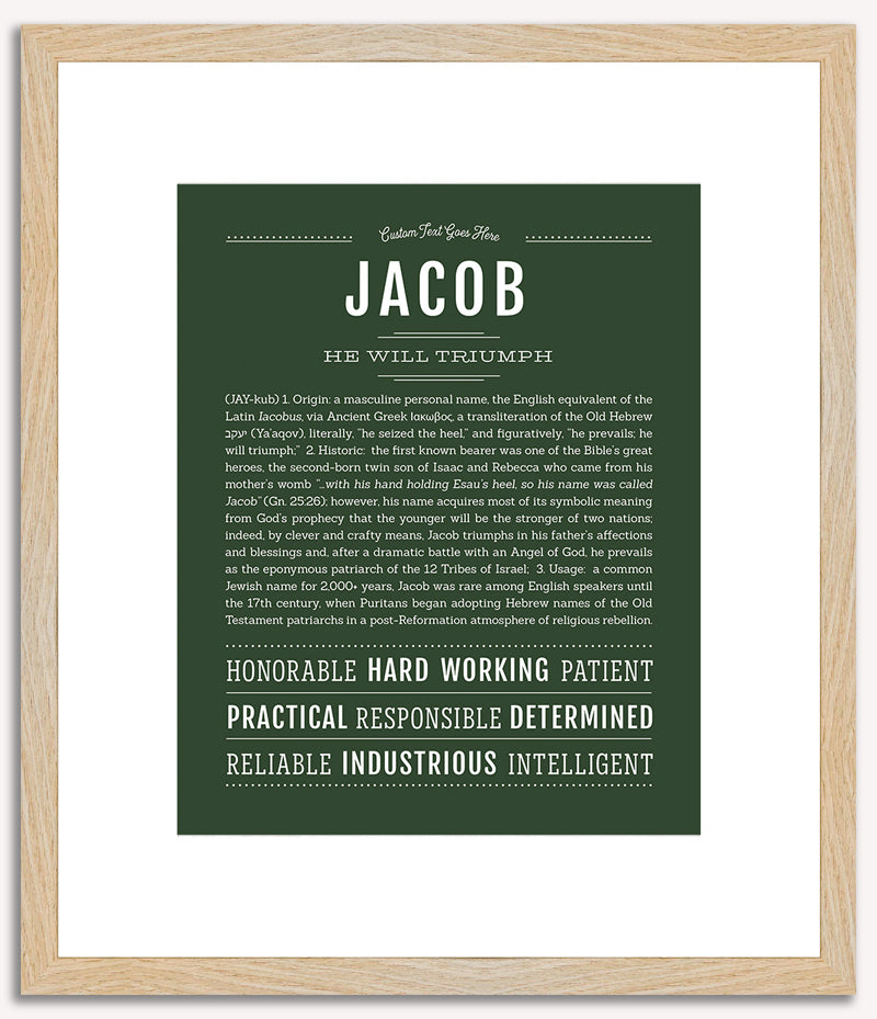 Jacob | Name Art Print