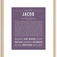 Jacob | Name Art Print