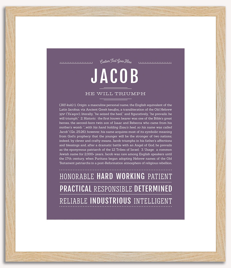 Jacob | Name Art Print