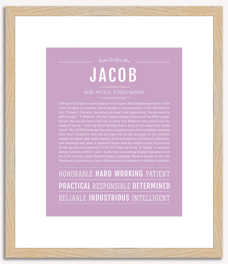 Jacob | Name Art Print