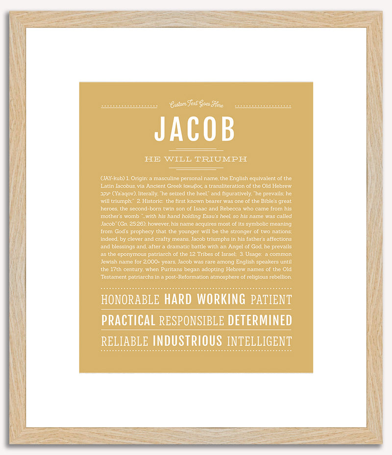 Jacob | Name Art Print