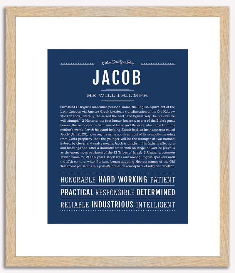 Jacob | Name Art Print