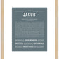 Jacob | Name Art Print