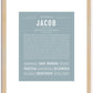 Jacob | Name Art Print