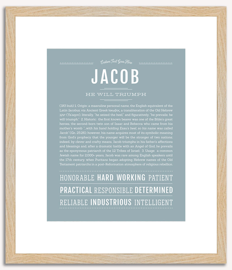 Jacob | Name Art Print