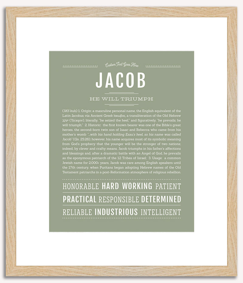 Jacob | Name Art Print