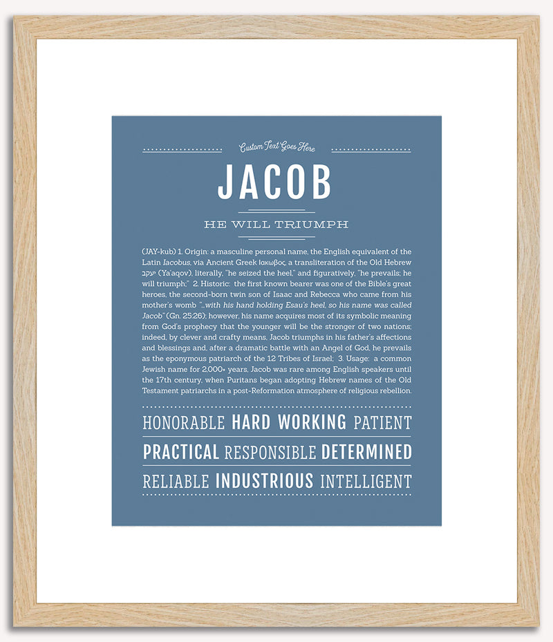 Jacob | Name Art Print