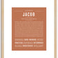 Jacob | Name Art Print