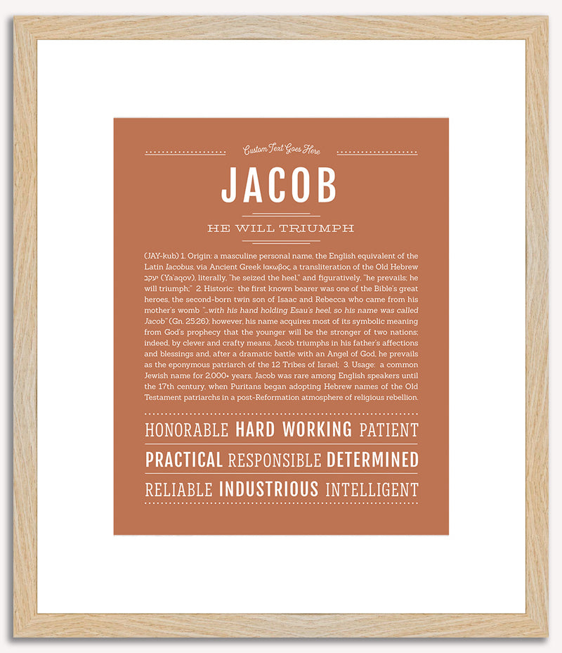 Jacob | Name Art Print