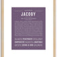 Jacoby | Name Art Print