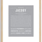 Jacoby | Name Art Print