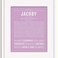 Frame Options | Lilac | White Frame, Matted