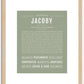 Jacoby | Name Art Print