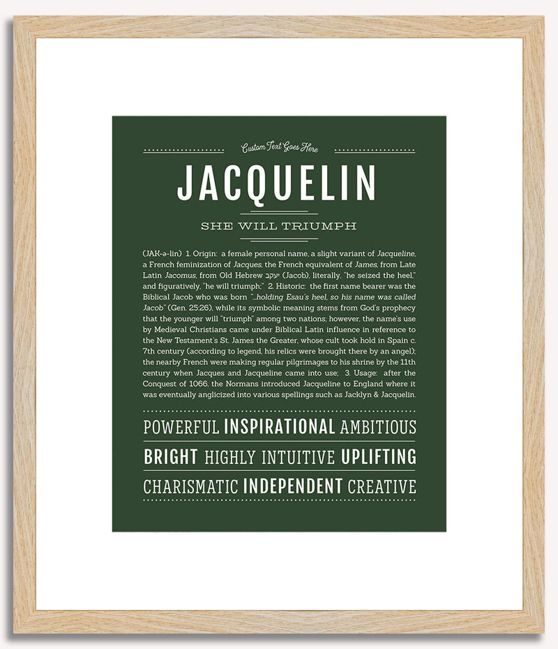 Jacquelin | Name Art Print