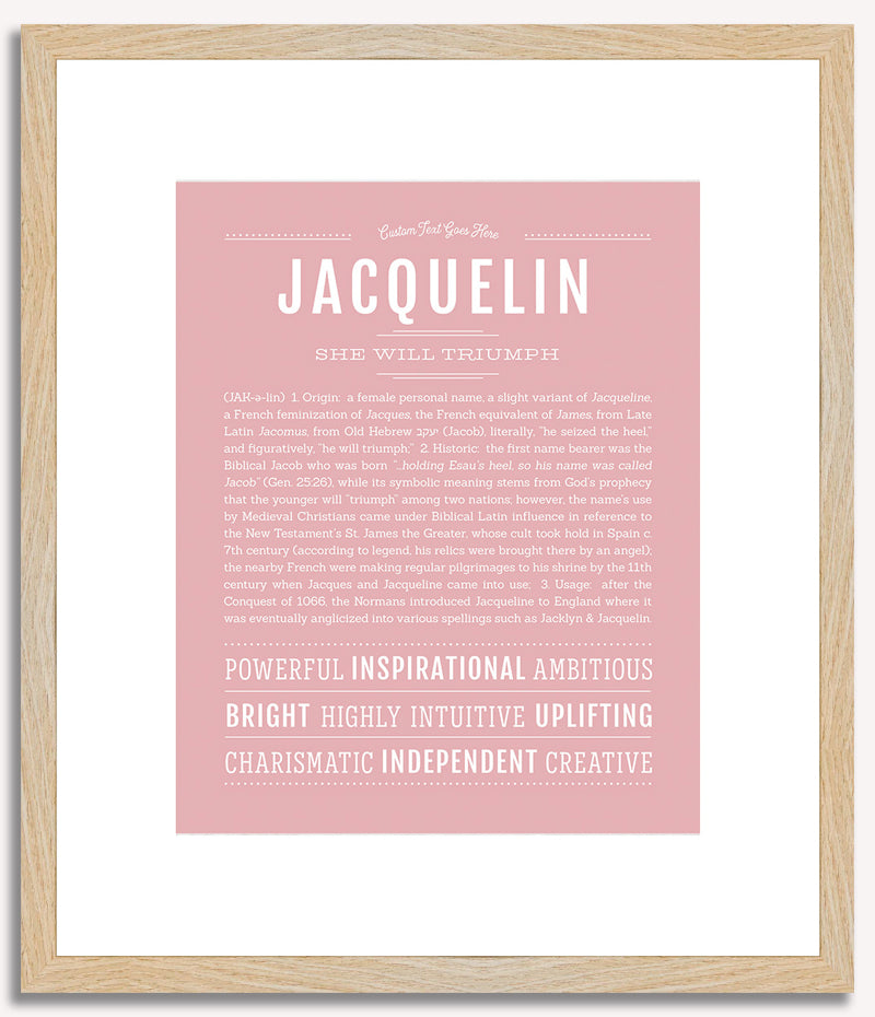 Jacquelin | Name Art Print