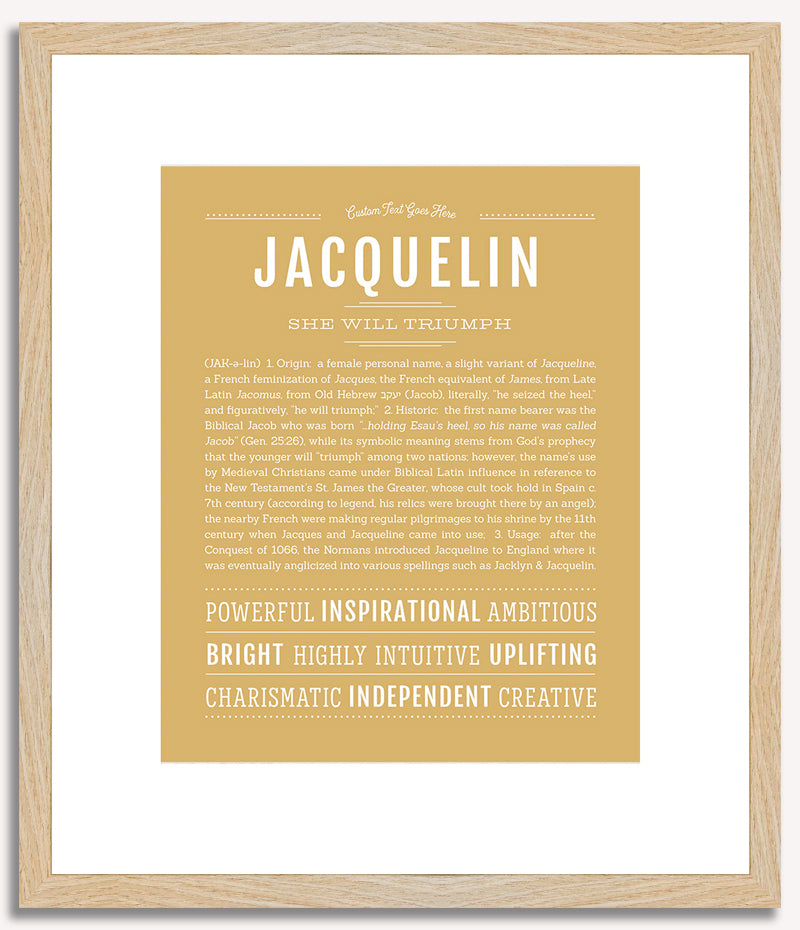 Jacquelin | Name Art Print