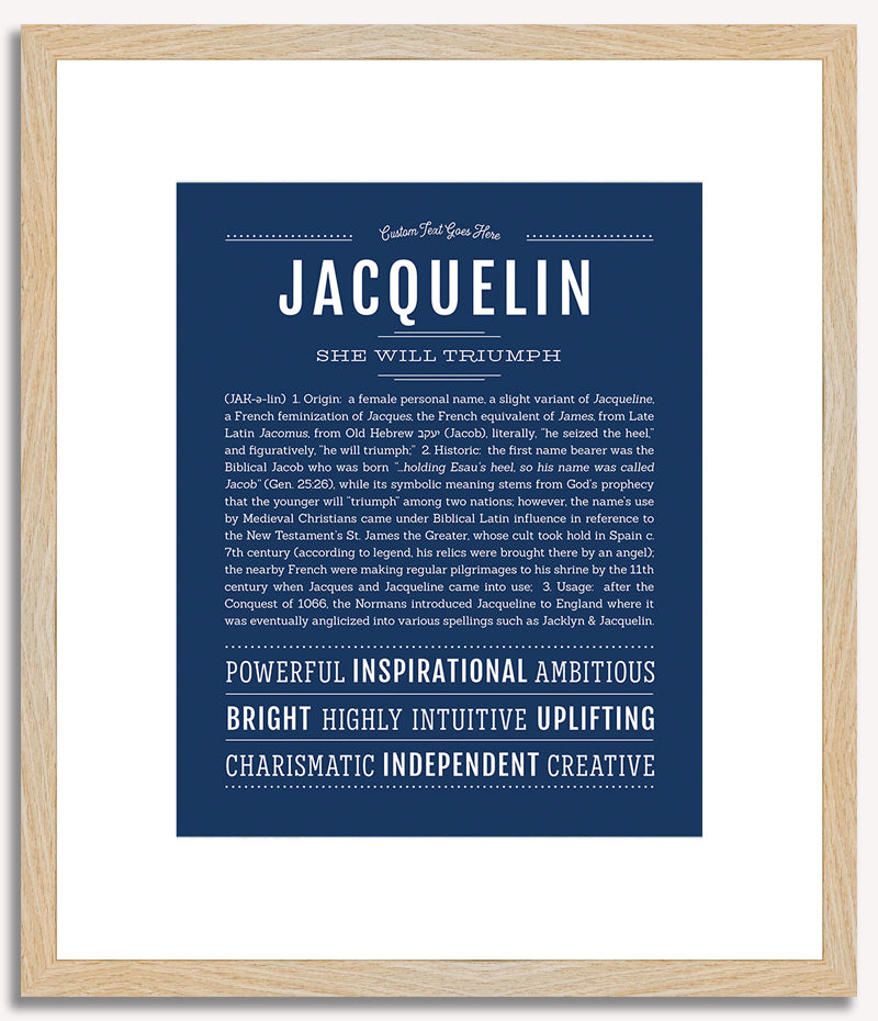 Jacquelin | Name Art Print