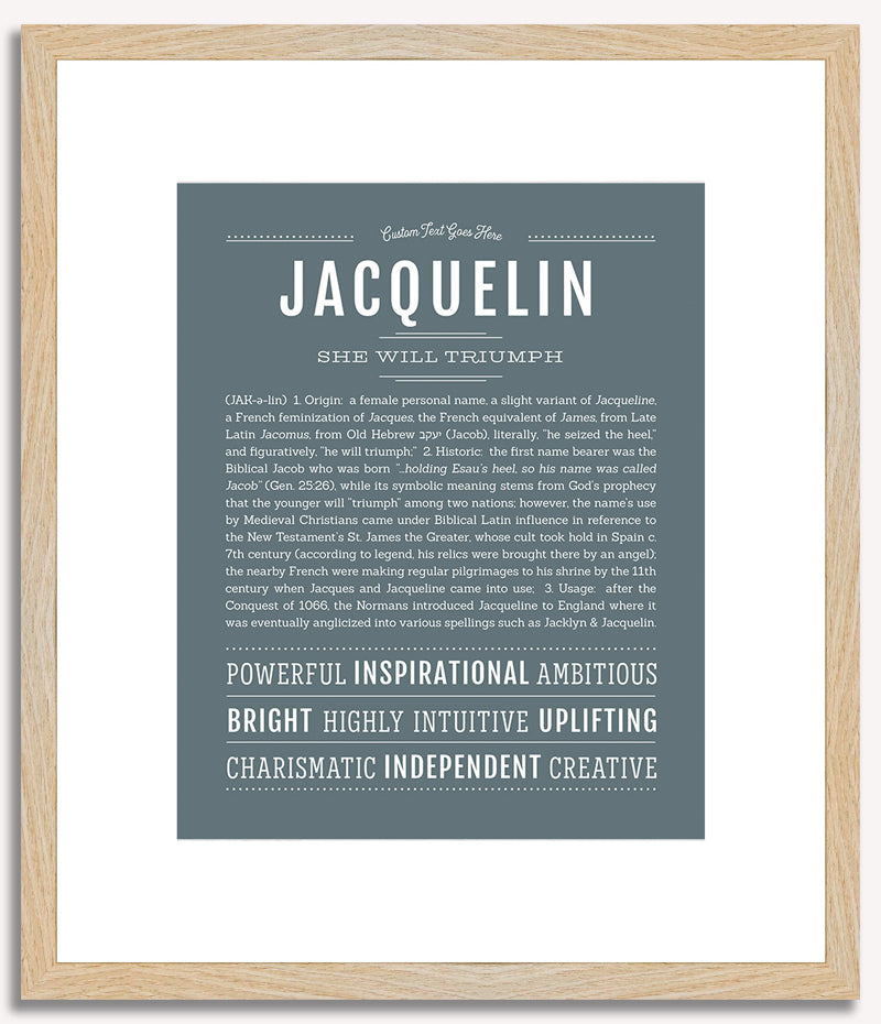 Jacquelin | Name Art Print