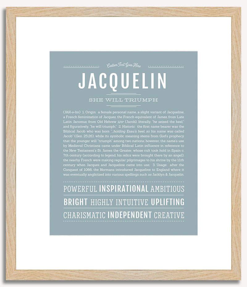 Jacquelin | Name Art Print