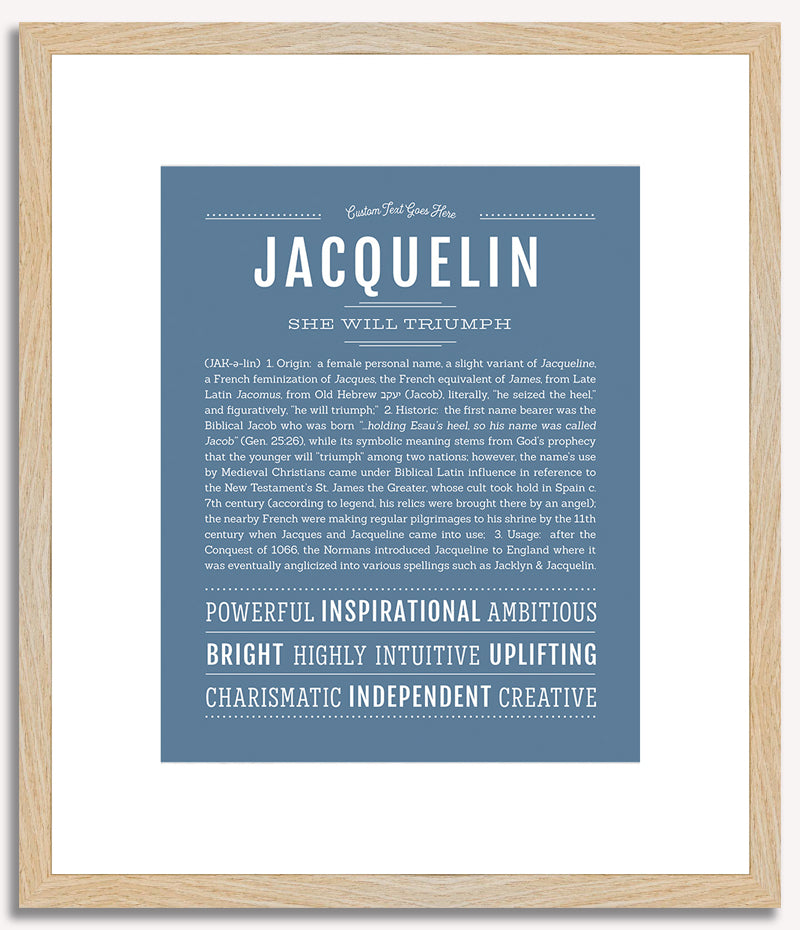 Jacquelin | Name Art Print