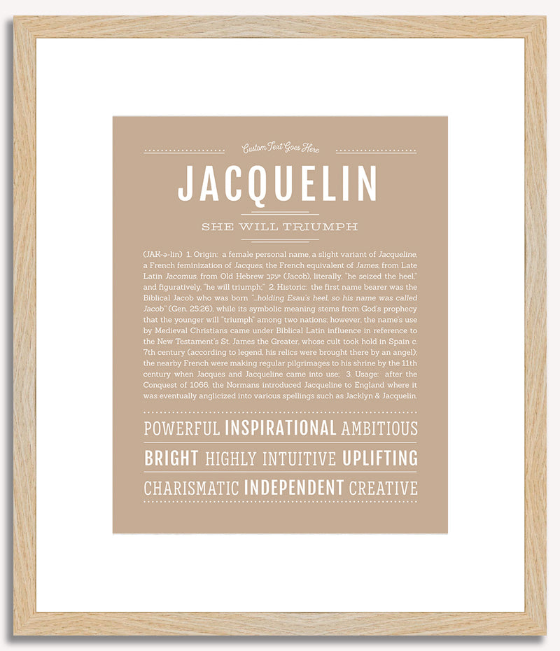 Jacquelin | Name Art Print