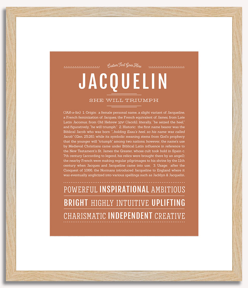 Jacquelin | Name Art Print