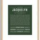 Jacquelyn | Name Art Print