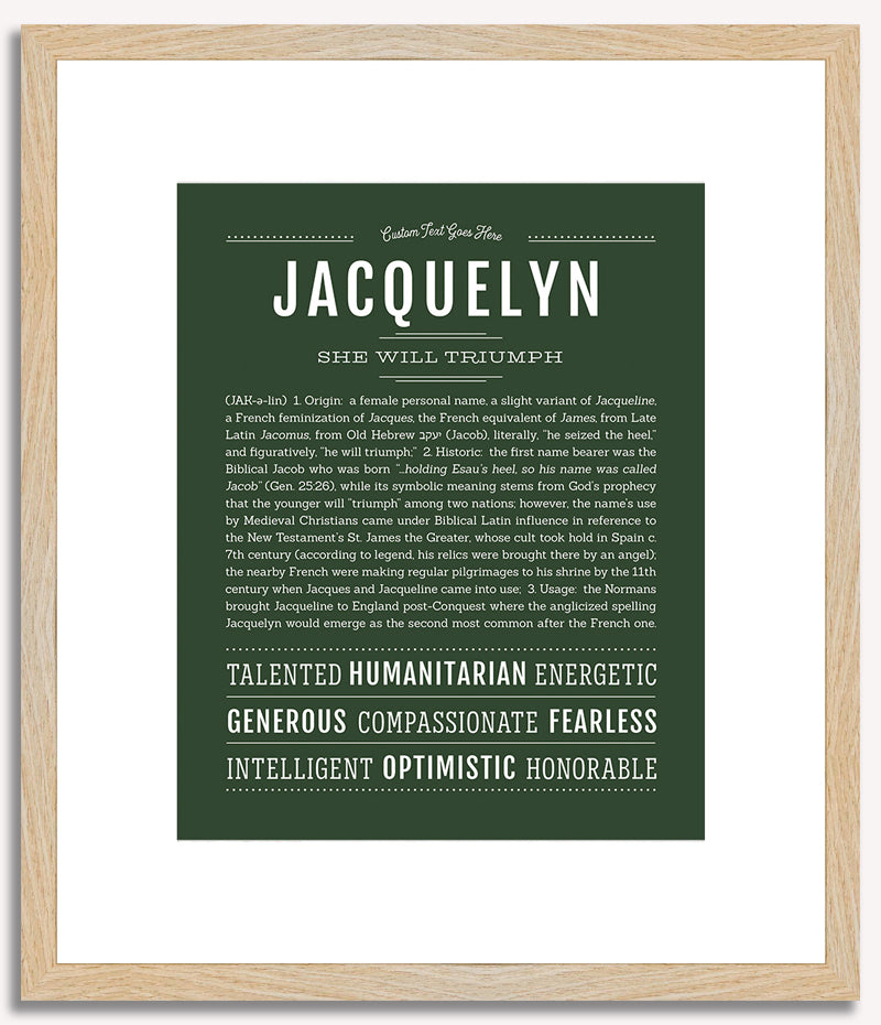 Jacquelyn | Name Art Print