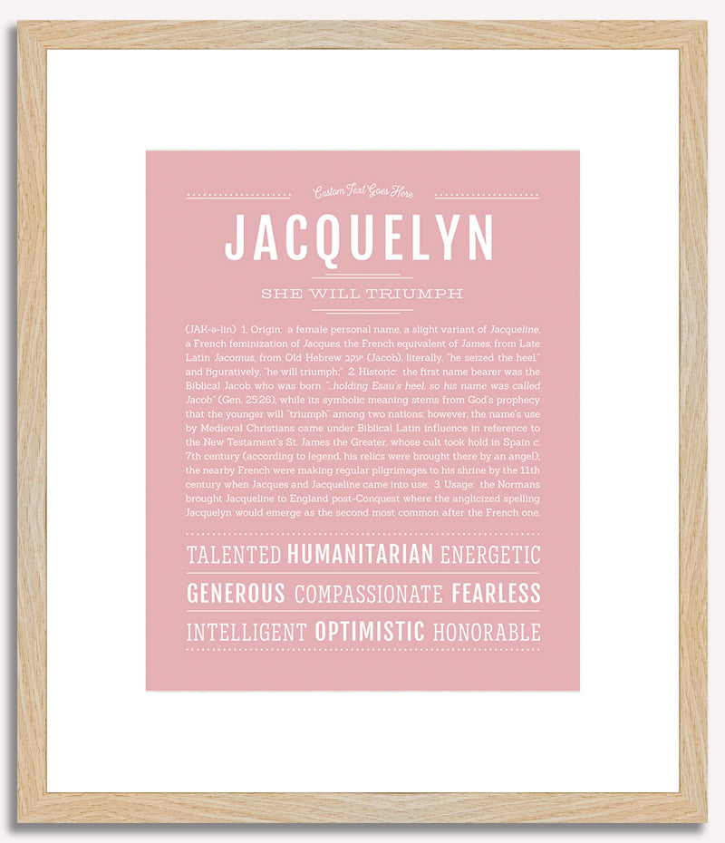 Jacquelyn | Name Art Print