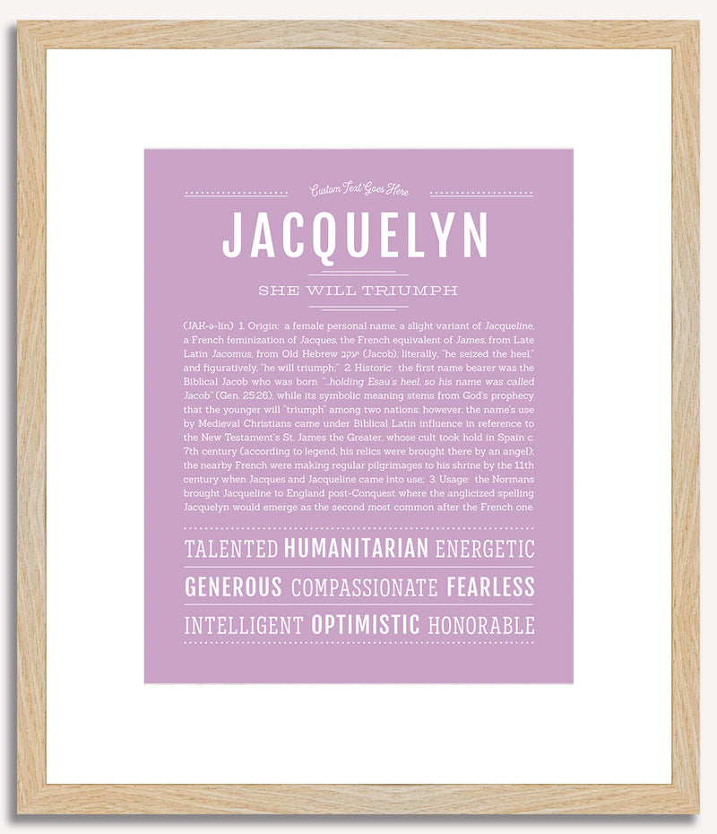 Jacquelyn | Name Art Print