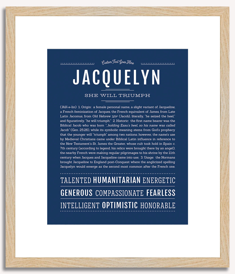 Jacquelyn | Name Art Print