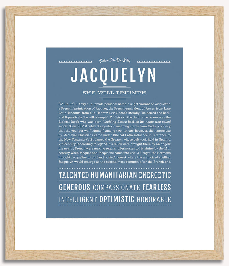 Jacquelyn | Name Art Print