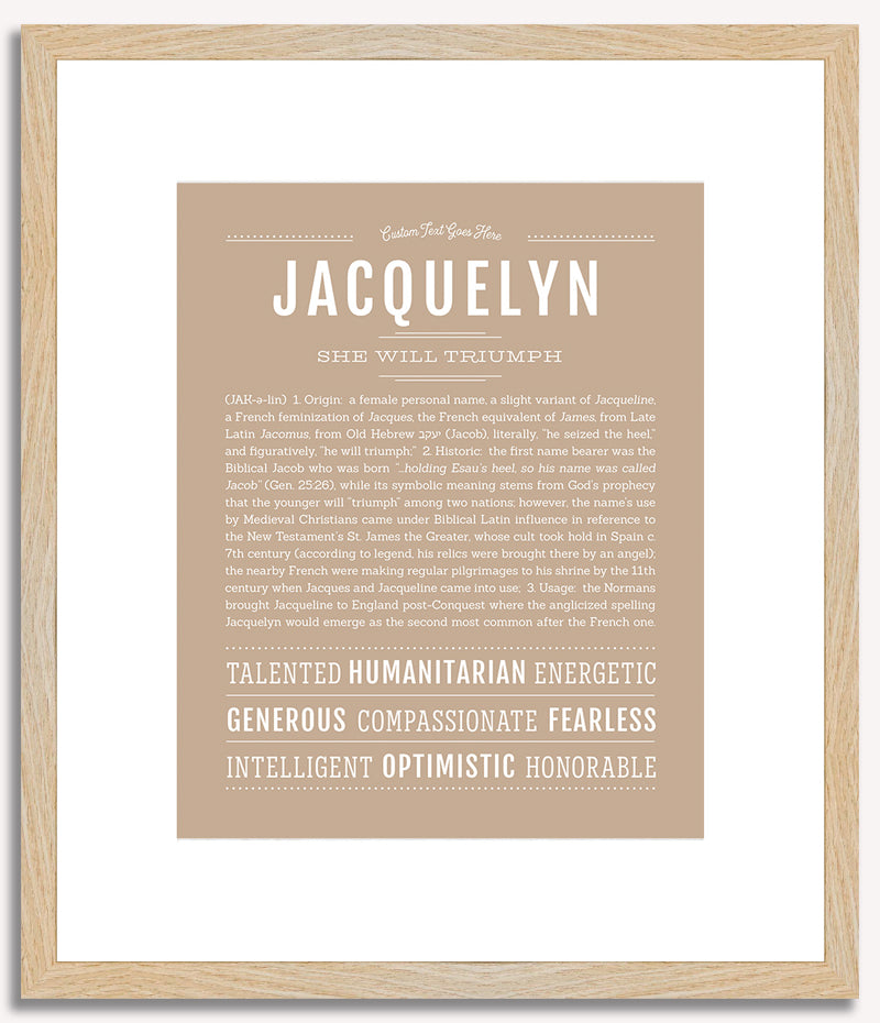 Jacquelyn | Name Art Print