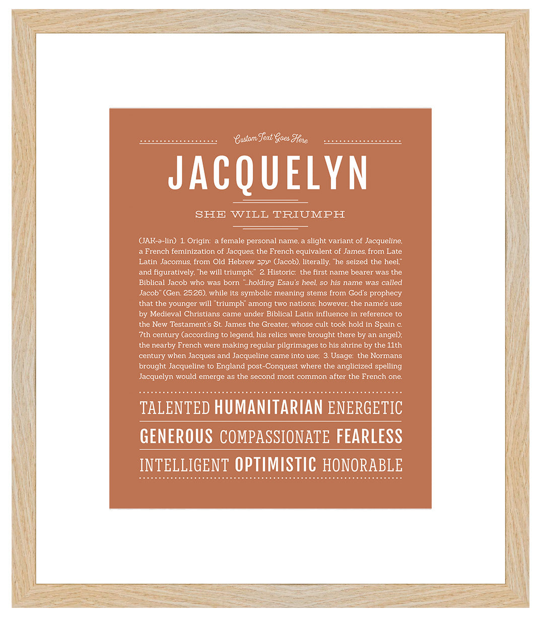 Jacquelyn | Name Art Print