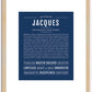 Jacques | Name Art Print