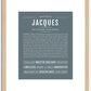 Jacques | Name Art Print