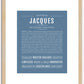 Jacques | Name Art Print