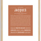 Jacques | Name Art Print