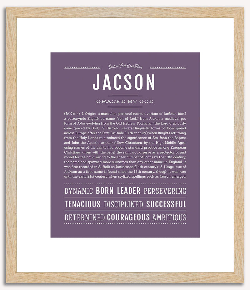 Jacson | Name Art Print