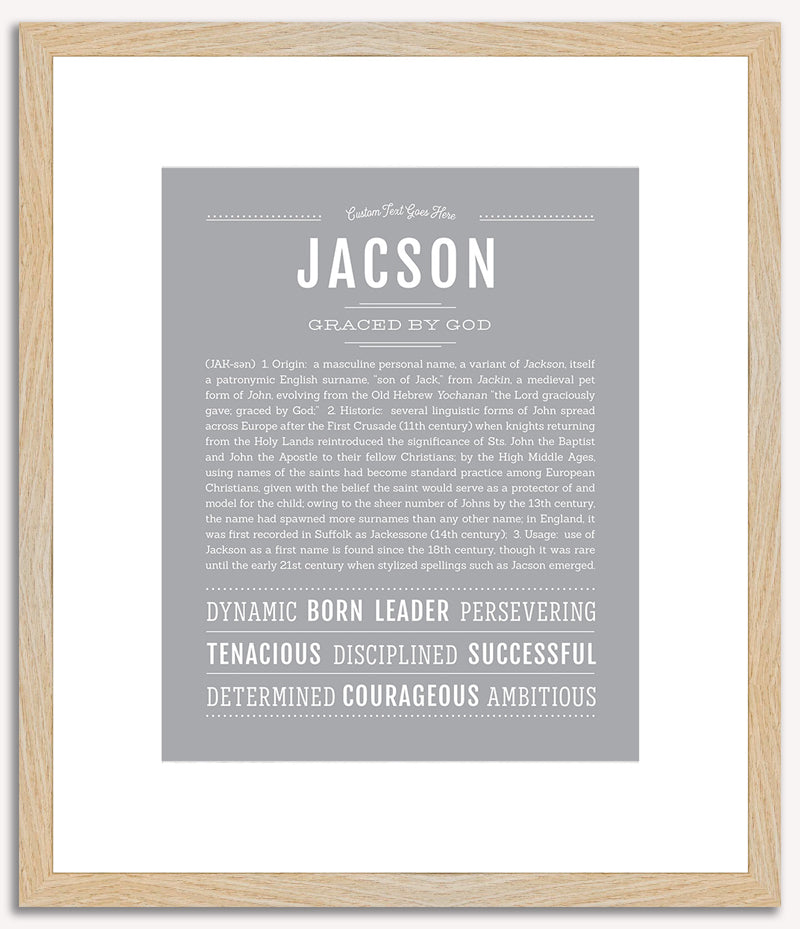 Jacson | Name Art Print