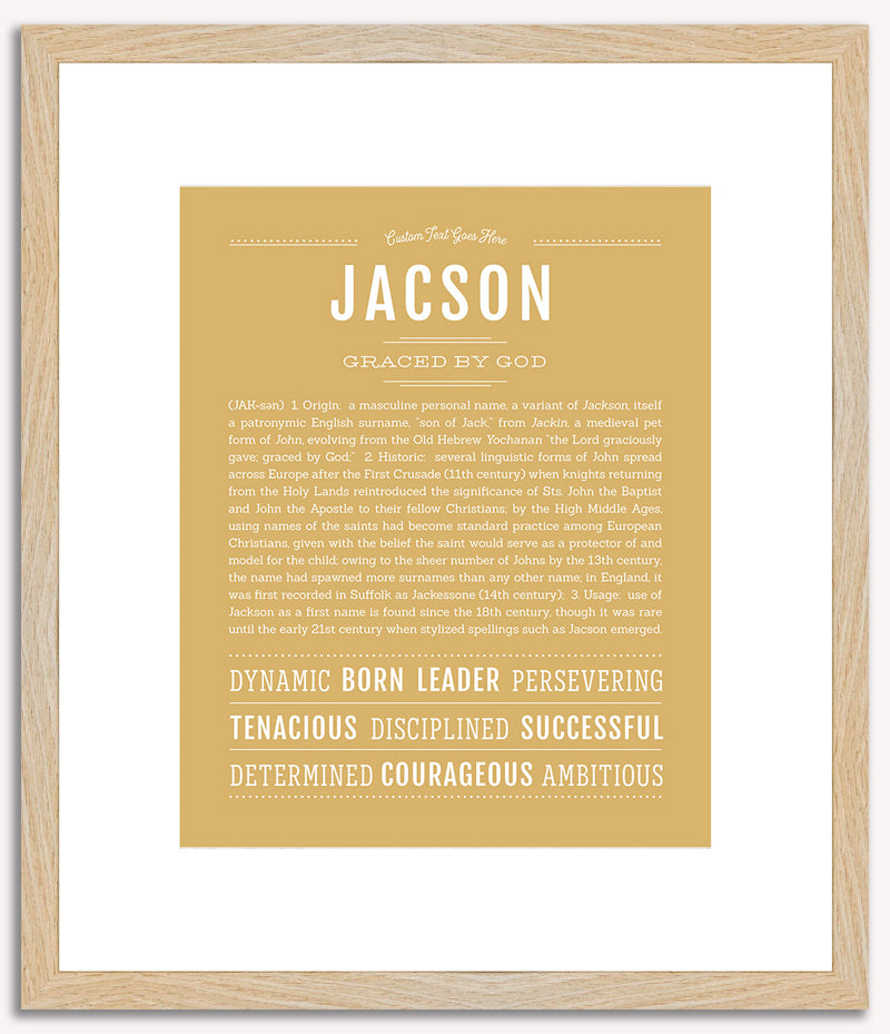 Jacson | Name Art Print