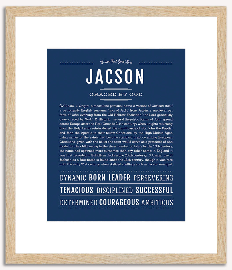 Jacson | Name Art Print