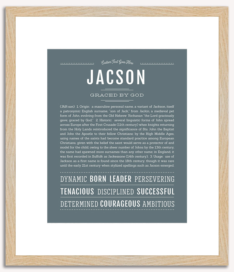 Jacson | Name Art Print