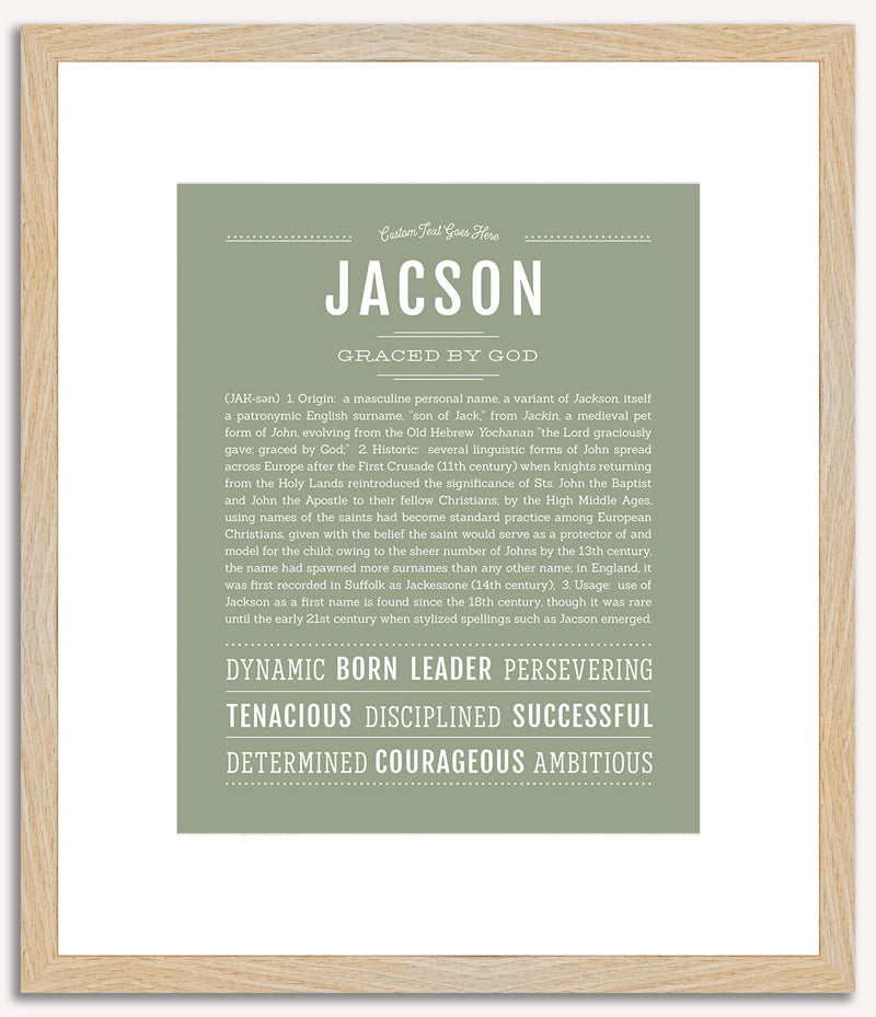 Jacson | Name Art Print