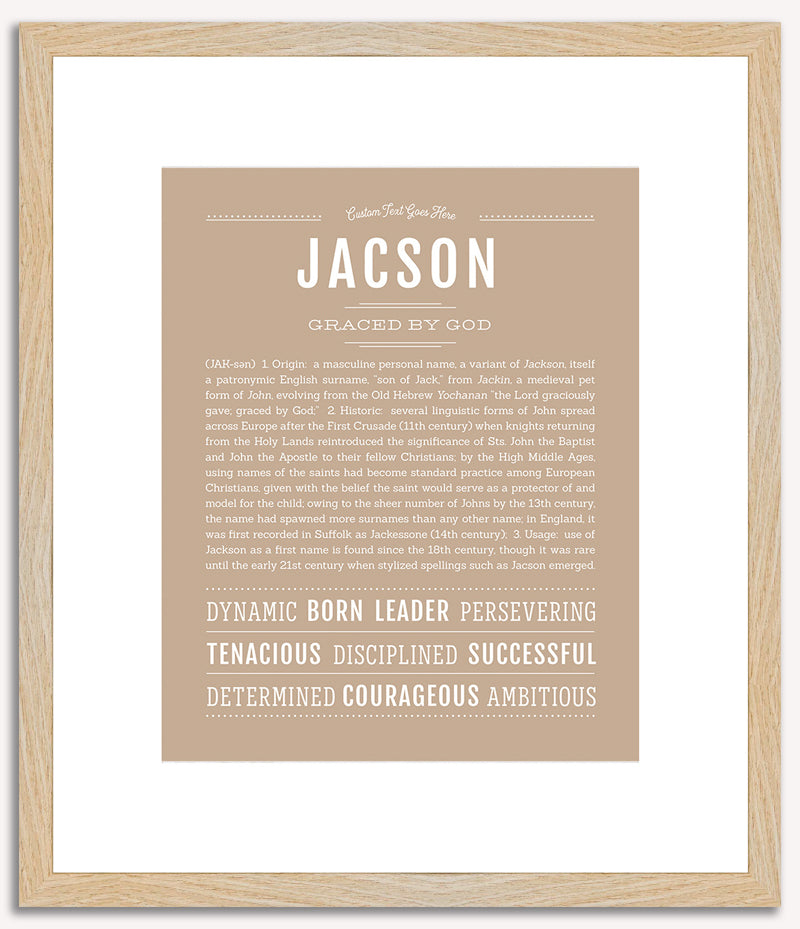 Jacson | Name Art Print