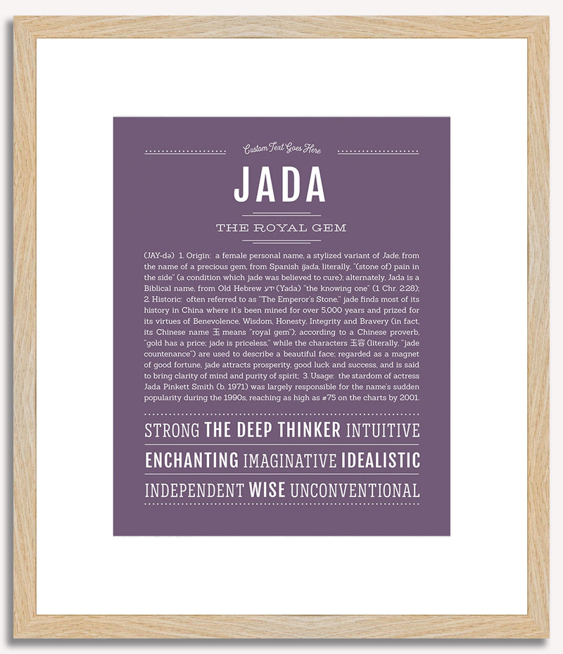 Jada | Name Art Print