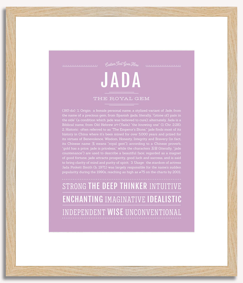 Jada | Name Art Print